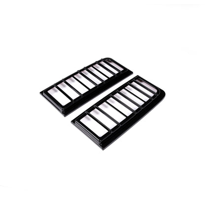 Glossy Piano Black Front Bumper Exterior Trim Cover Set For Hummer H2 2003-2009 - Styles 6-10 59