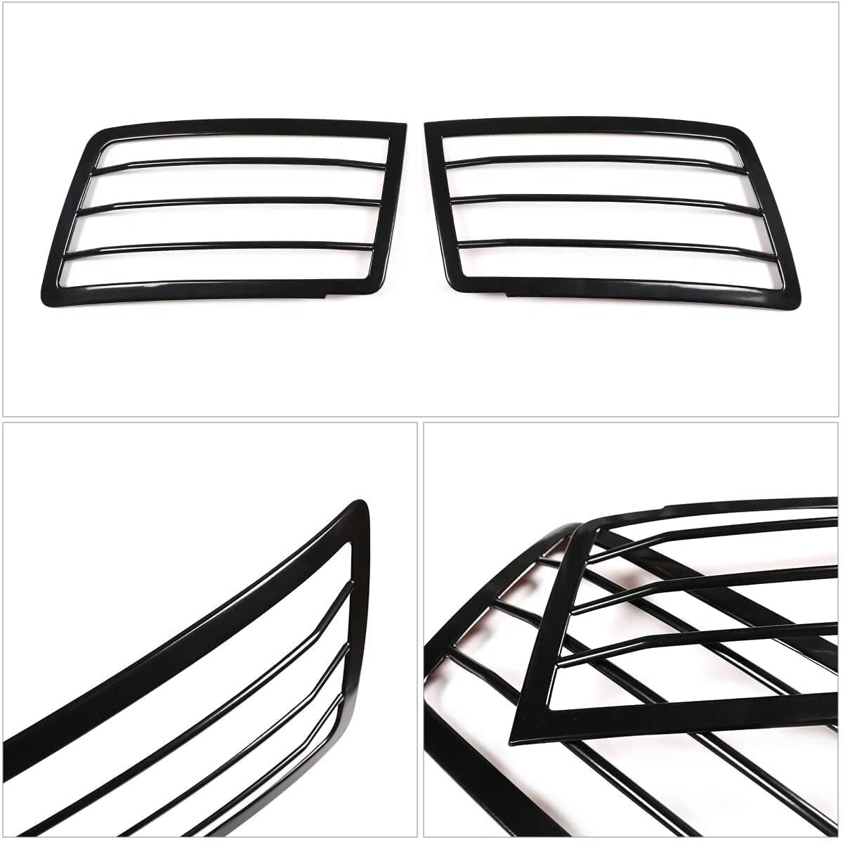 Metal Headlight Protectors Cover Grille For Land Rover Defender L663 2020-2023 5