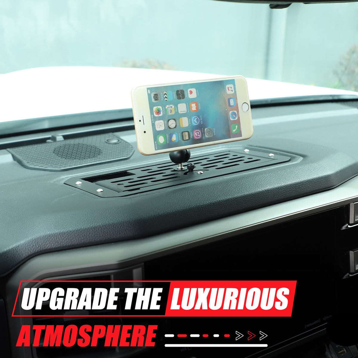Off Road Dashboard Storage Box W/ Phone Bracket For Toyota Tundra/Sequoia 22+ 22