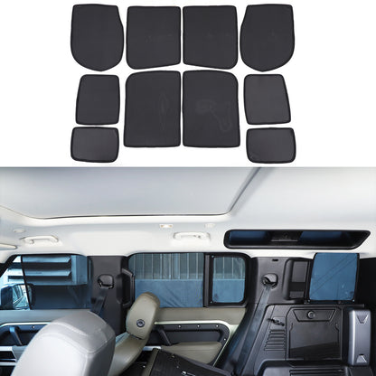 Car Window Screen Sun Shade Mesh Cover Windshield For LR Defender L663 20-25 US 3