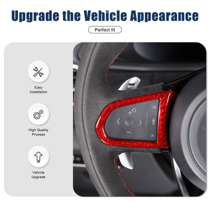 Red Real Carbon Fiber Interior Exterior Conosle Trim Cover For Lotus EMIRA 21-25 72