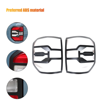 Matte Black Rear Taillight Trim Cover Bezel For Ford Maverick 2022-2024 US 5