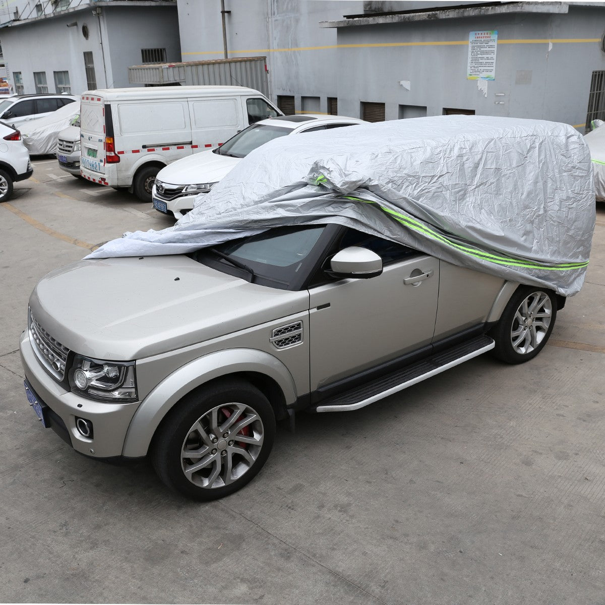 Full Car Cover Waterproof Sun Protection for Land Rover Discovery 4/5 LR4 3