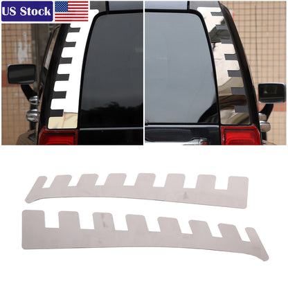 REAR UPPER PILLAR COVER TRIM GUARD STEEL FOR 2006-2010 HUMMER H3 US 1