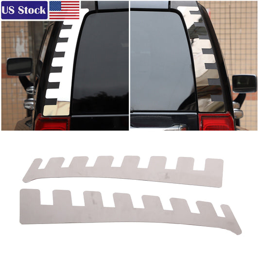 REAR UPPER PILLAR COVER TRIM GUARD STEEL FOR 2006-2010 HUMMER H3 US 1