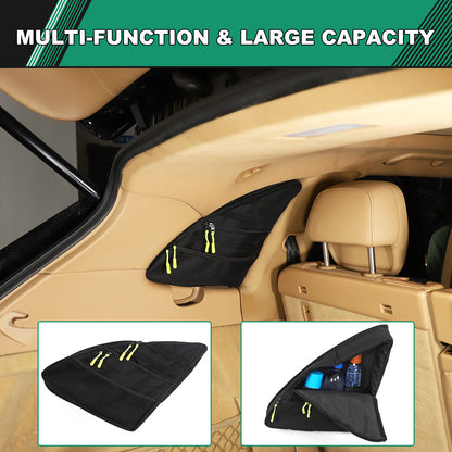 Rear Trunk Left Side Storage Bag Organizer For Porsche Cayenne 958 2011-2017 6