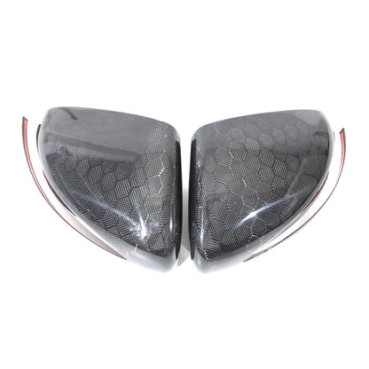 Honeycomb Real Carbon Fiber Rear View Mirror Cover Trim For Benz G500 G63 19-23 16