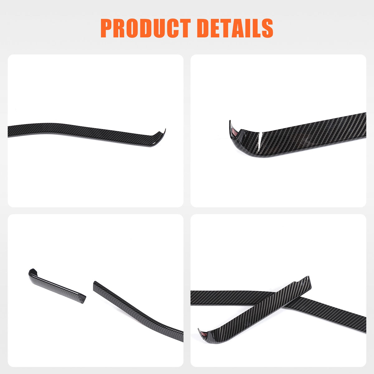 Carbon Fiber ABS Dashboard Side Air Vent Trim Cover For Corvette C8 2026+ 4