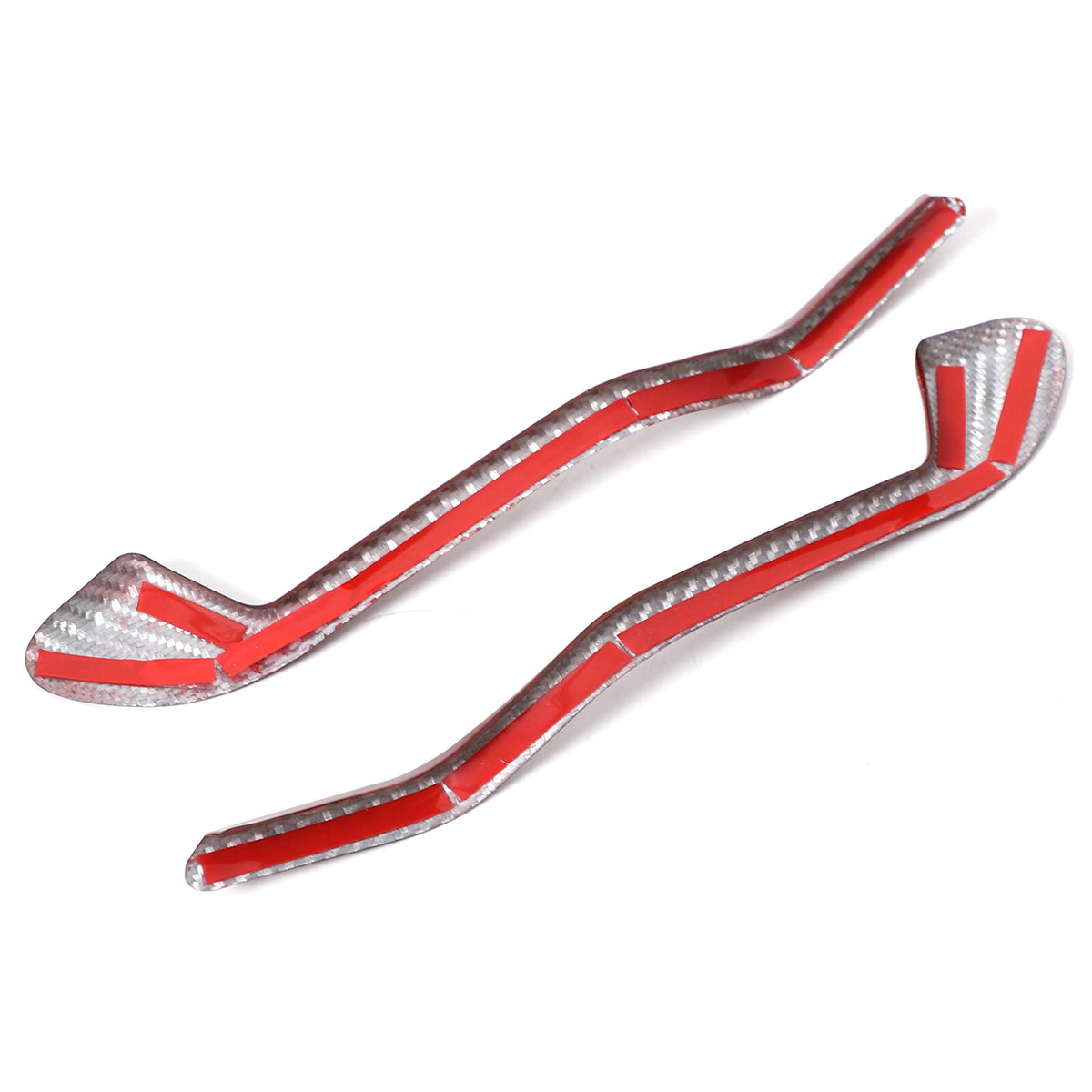 Red Real Carbon Fiber Interior Exterior Conosle Trim Cover For Lotus EMIRA 21-25 8