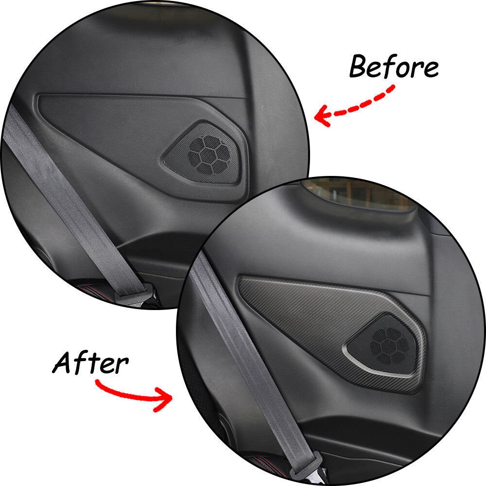 Matte Real Carbon Fiber Interior Center Trim Set For GR86/Subaru BRZ 2022+ 56