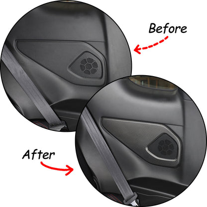 Matte Real Carbon Fiber Interior Center Trim Set For GR86/Subaru BRZ 2022+ 56