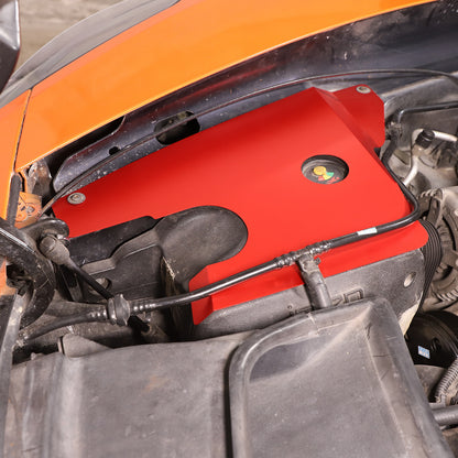 Red Alloy Car Engine Side Dust Panel Trim Cover For Corvette C7 2014-2019 6