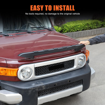 Front Grille Headlight Upper Molding Trim For Toyota FJ Cruiser 2007-2021 12