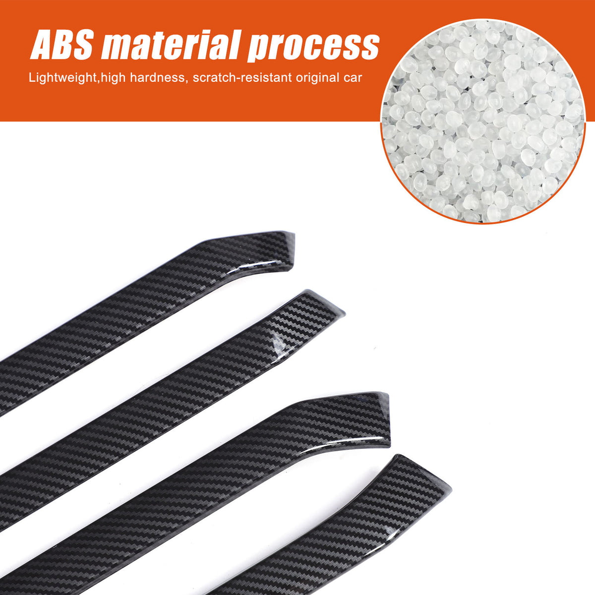 ABS Carbon Fiber Interior Full Set Panel Cover Trim Kit for Toyota Tacoma 24-26 - Styles 1-5 67