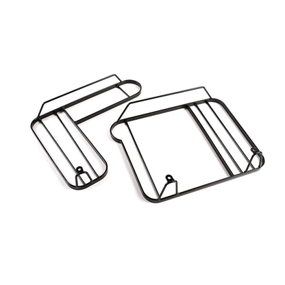 Silver Taillight Lamp Decor Cover Guards For Land Rover Defender L316 2004-2018 10