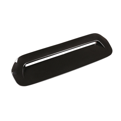 Carbon fiber engine hood air outlet vent cover trim for Toyota Tacoma 13-15 3