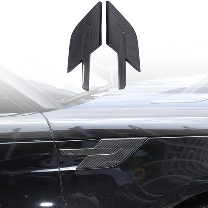 Real Carbon Fiber Hood Side Trim Cover Set for LR Range Rover Sport L461 2023+ 24