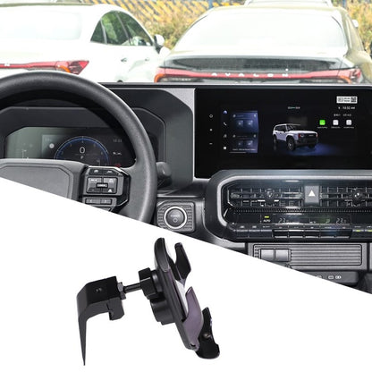 Wireless Navigation Screen Phone Mount Holder For Toyota LC250 Prado 2024+ 17