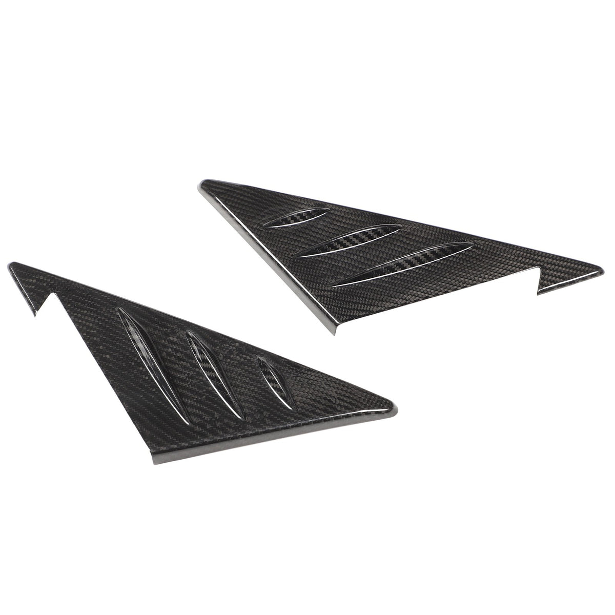 Real Carbon Fiber A-Pillar Triangle Trim For Nissan 350Z Z33 2003-2006 6