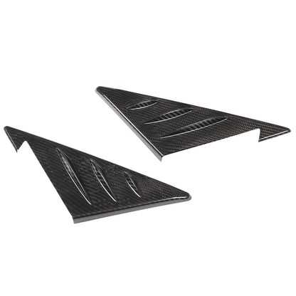 Real Carbon Fiber A-Pillar Triangle Trim For Nissan 350Z Z33 2003-2006 6