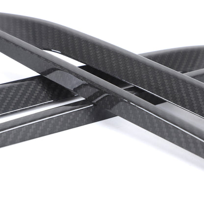 Real Carbon Fiber Side Air Vent Fender Trim For Jaguar F-pace XE XF X761 2016-20 6