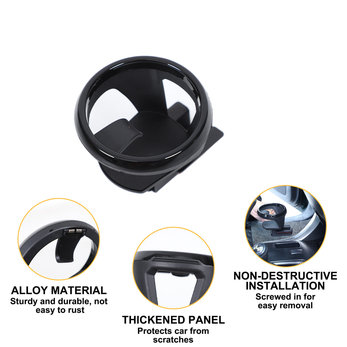 Center Console 4WD Gear Shift Left Side Cup Holder For Toyota Prado FJ120 03-09 18