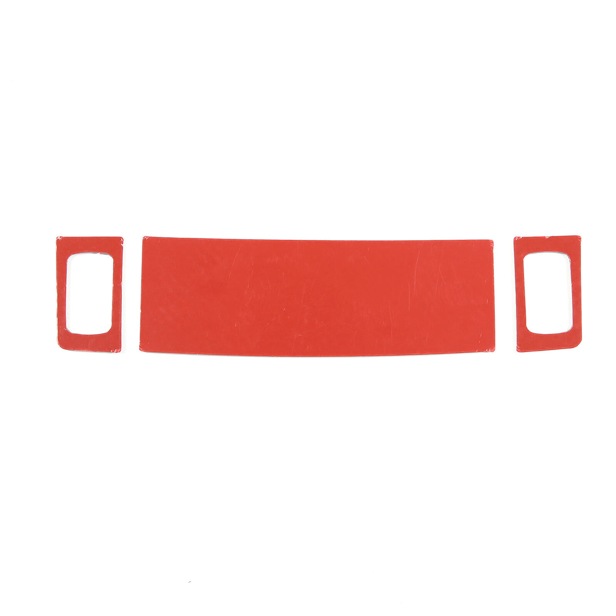 10PCS Red Carbon Fiber Full Center Console GPS Sticker Trim Set For corvette C6 11