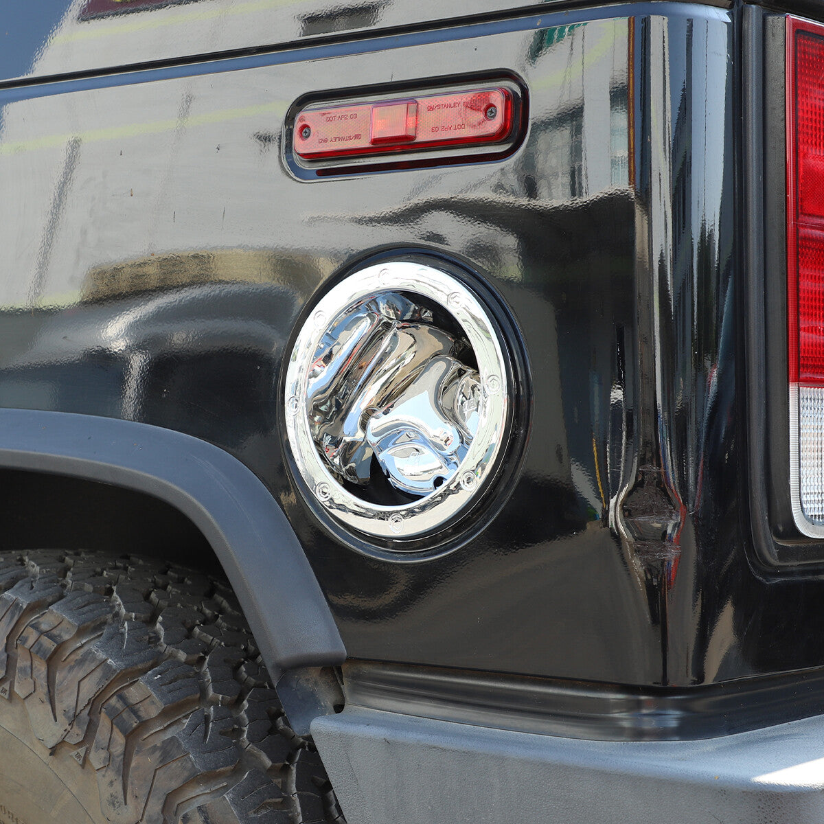 Silver Chrome Exterior Door Handle Mirror Hood Vent Trim Kit For Hummer H2 03-09 92