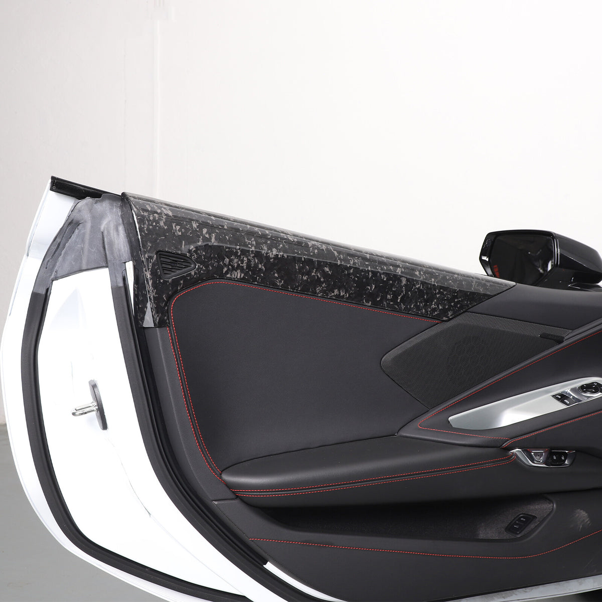 Forged Real Carbon Fiber Full Interior Set Cover Trim Kit For Corvette C8 20-25 - Variants 16-20 39
