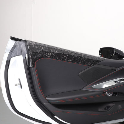 Forged Real Carbon Fiber Full Interior Set Cover Trim Kit For Corvette C8 20-25 - Variants 16-20 39