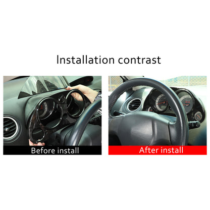 Carbon fiber ABS Dashboard Trim Panel For Mitsubishi Eclipse 2006-2011 2PCS 11