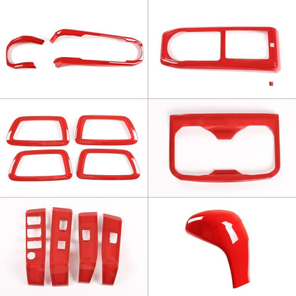 14X For Toyota Tacoma ABS Red Car Central Control Interior Accessories 2016-2020 2