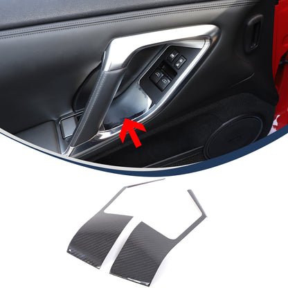 Real Carbon Fiber Window Lift Switch Button Panel Trim For Nissan GTR R35 08-16 4