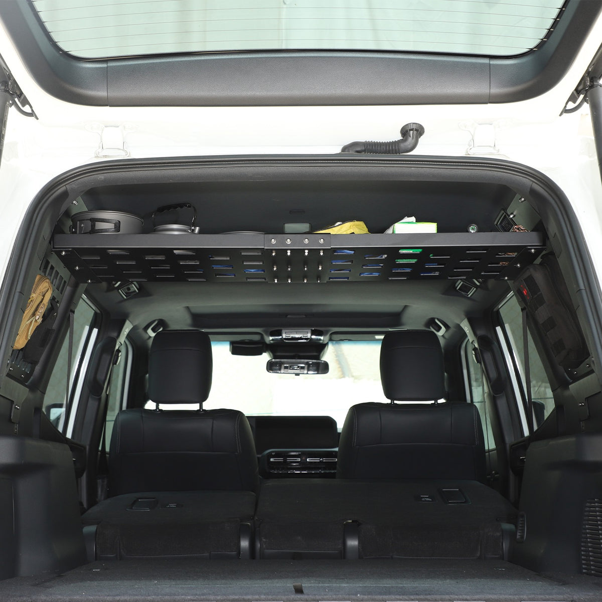 Molle Panel Trunk Shelf Storage Rack For Toyota Land Cruiser Prado LC250 2024+ 6