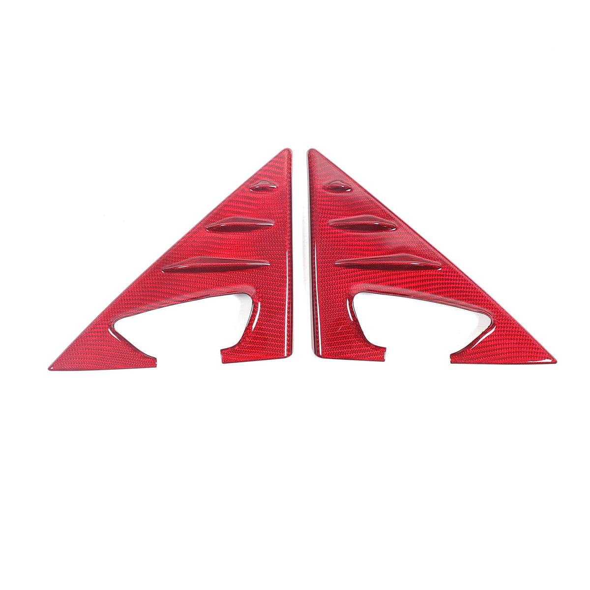 Red Real Carbon Fiber Interior Exterior Conosle Trim Cover For Lotus EMIRA 21-25 175