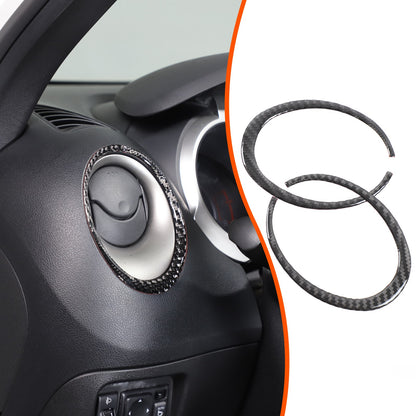 Soft Carbon Fiber Interior Center Console trim Sticker For Nissan Juke 2011-2019 62