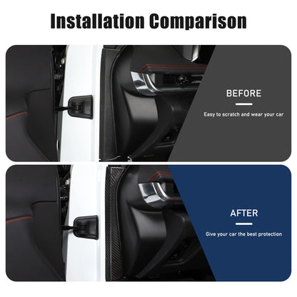 Real Carbon Fiber Inner Interior Door Pillar Trim For Corvette C8 2020+ 19
