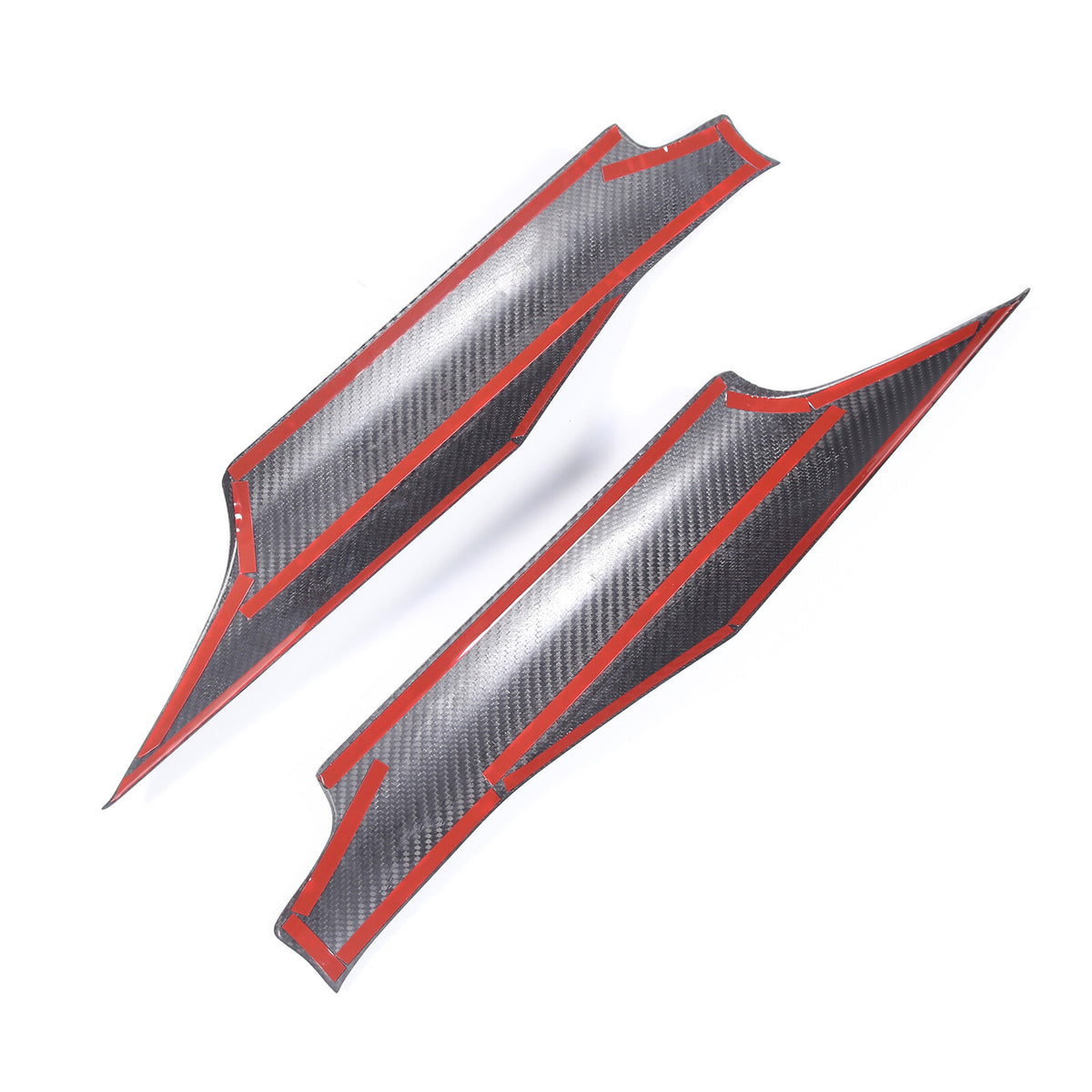 REAL Carbon Fiber Interior Frame Decor Trim Cover Set Kit For C8 Corvette 5
