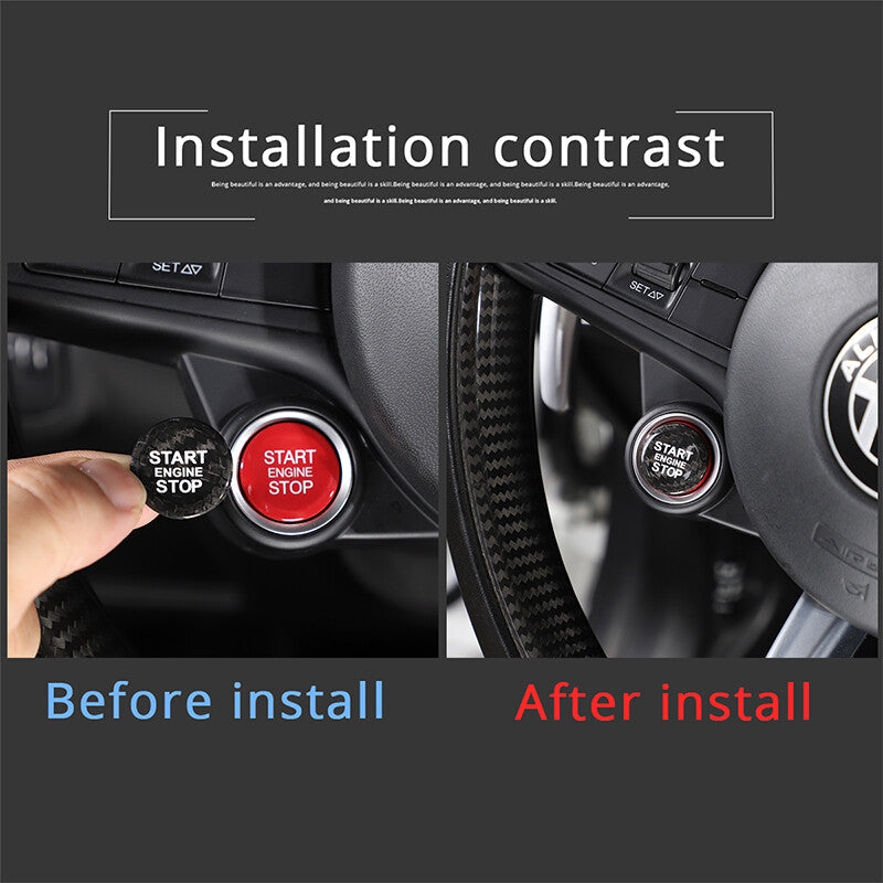 Real Dry Carbon Fiber Interior Center Console trim Kit For Alfa Romeo Tonale 23+ - Variants 11-12 22