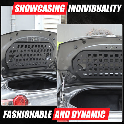 Tailgate Storage Panel Molle Panel Steel Cargo Shelf For Mazda MX-5 Miata 16-25 17