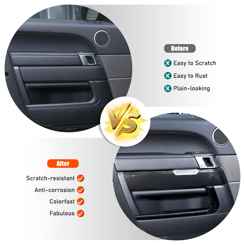 Replace ABS Carbon Interior door Panel For LR Range Rover Sport L494 2014-17 20