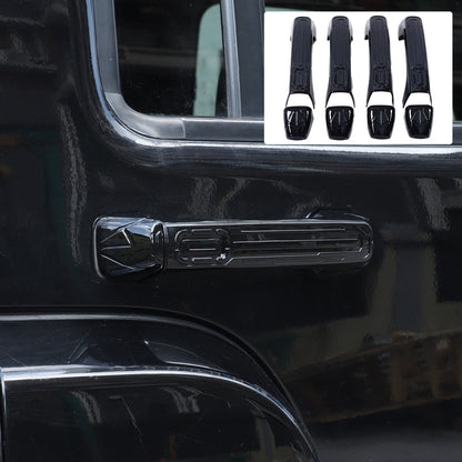 Mecha Glossy Piano Black Exterior Door Handle Cover for Hummer H3 2005-09 US 23