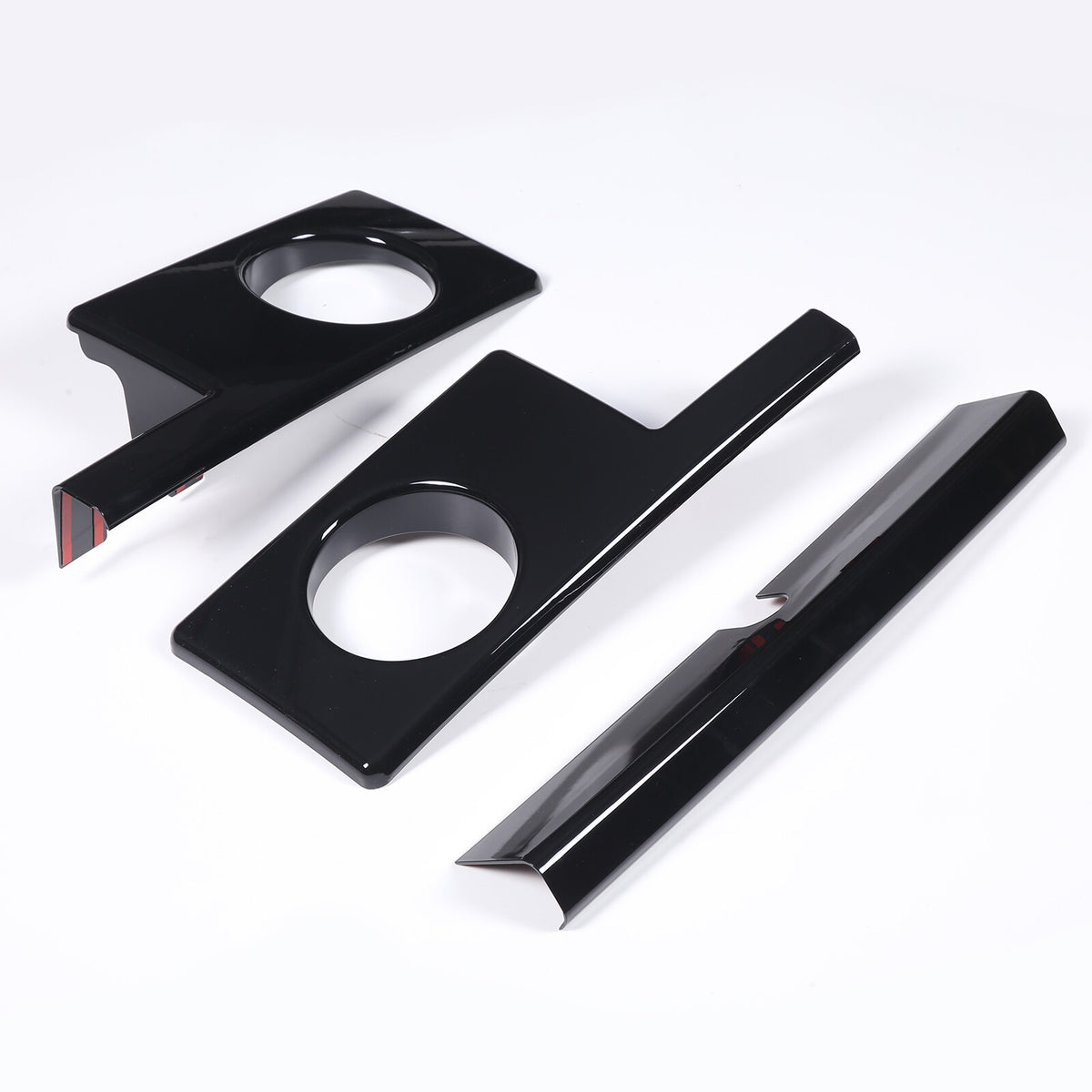 Glossy Black Front Bumper & Side Cover Trim Kit For Hummer H2 SUV SUT 2003-2009 6
