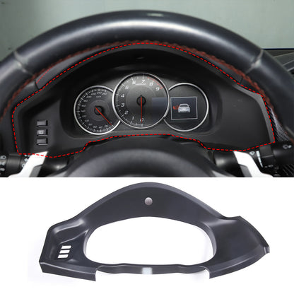 Matte Black Car Dashboard Panel Frame Cover Trim For 2012-2020 Subaru BRZ 3