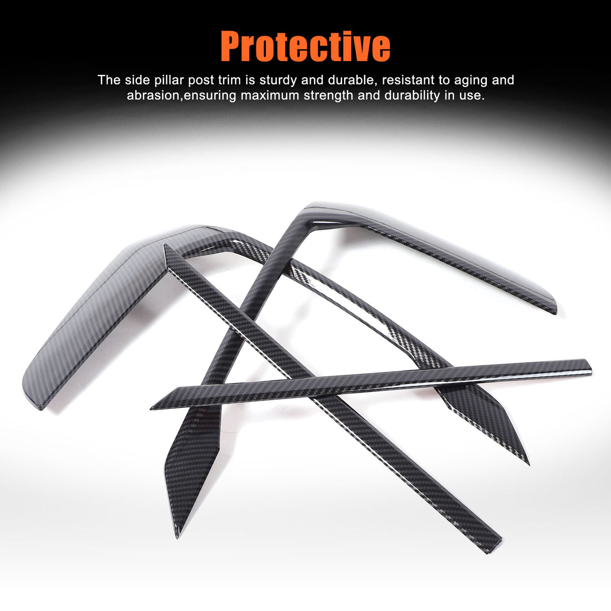 ABS Carbon Rear Bumper Taillight Fog Lamp Trim For BMW 5 Series G60 i5 24+ US 11