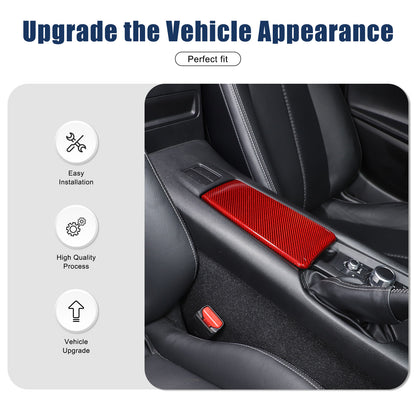 Real Carbon Fiber Center Console Armrest Box Cover Trim For Mazda MX-5 Miata 16+ 4