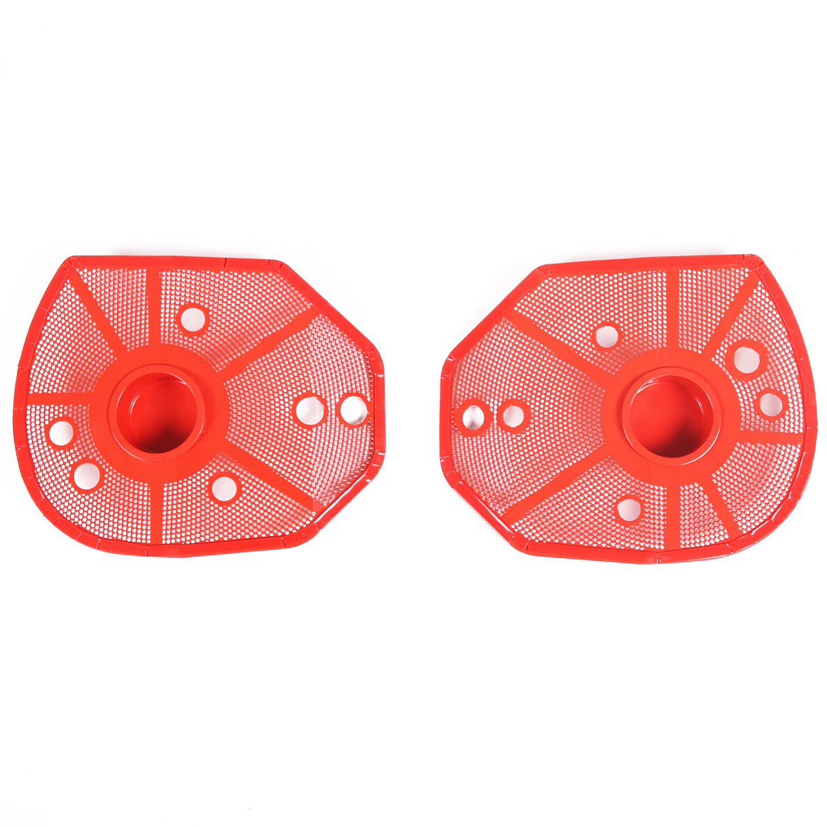 Red Stainless steel For Corvette C8 Car Rear Strut Shock Tower Cover Trim 20-26 12
