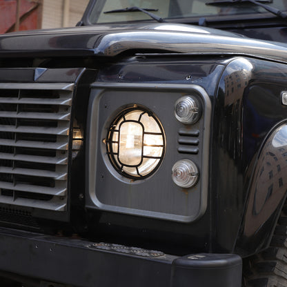Front Lamp Headlight Cover Guard Net Trim For Land Rover Defender L316 2004-19 10