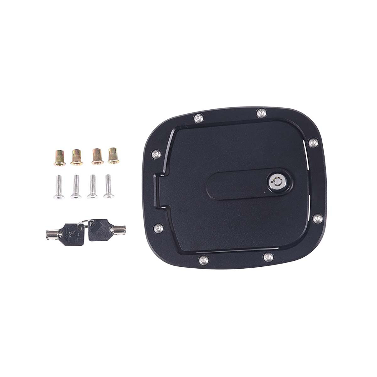 Fuel Tank Cover Gas Replacement Cover Trim Fit For Toyota FJ Cruiser 2007-2021 11