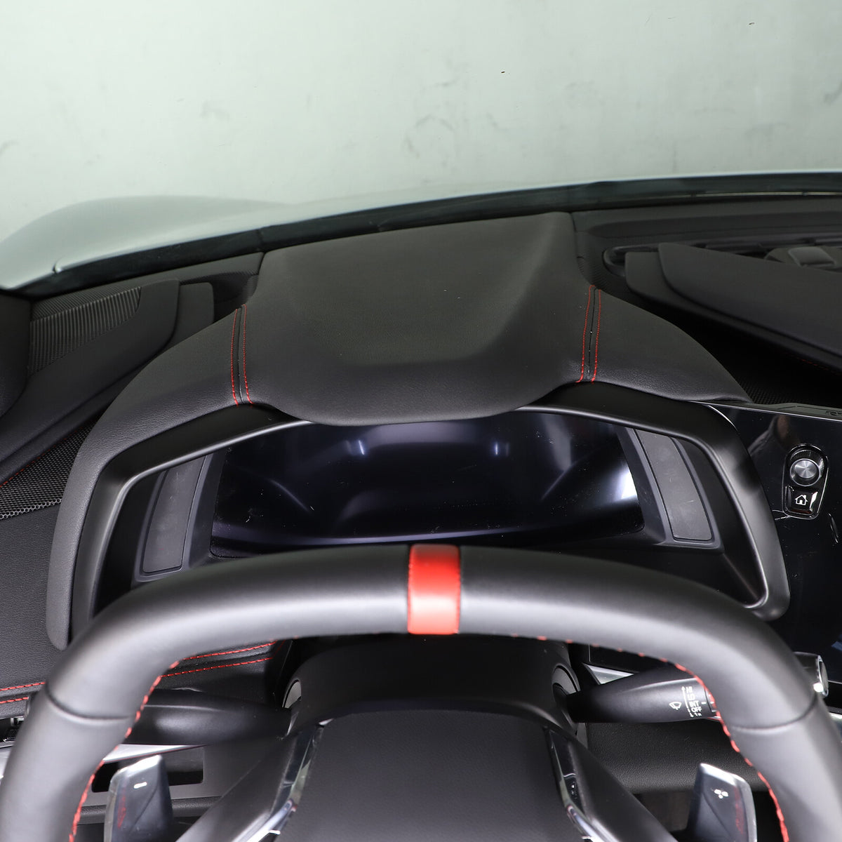 Matte Black ABS Full Interior Set Cover Trim Kit For Corvette C8 2020-25 - Styles 1-5 59